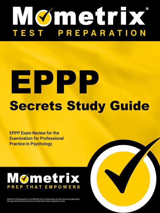 Title details for EPPP Secrets Study Guide by EPPP Exam Secrets Test Prep Team - Available